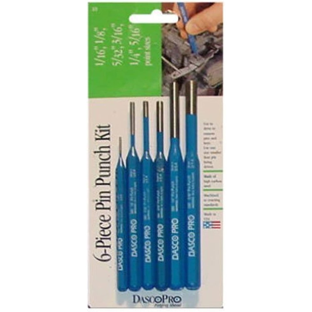 Dasco Pro 22 Pin Punch Kit (6 Piece)