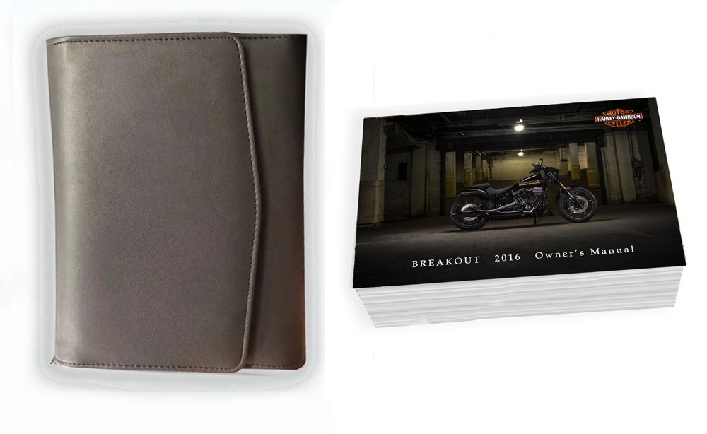 Owner's Manual for 2016 Harley Davidson BREAKOUT; Operator's Book & Case