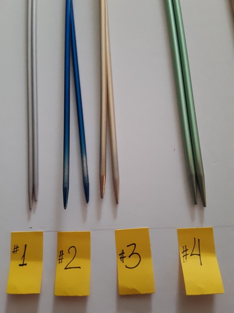 12 Complete Sets Single Point Knitting Needles Boye Bates other, 14" Long KN8