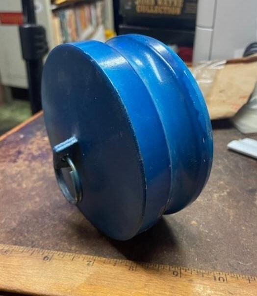 Aluminum 4” (?) Camlock Pipe Plug