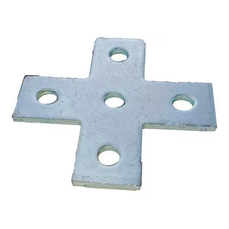 Channel Flat Plate, Silver, V349eg