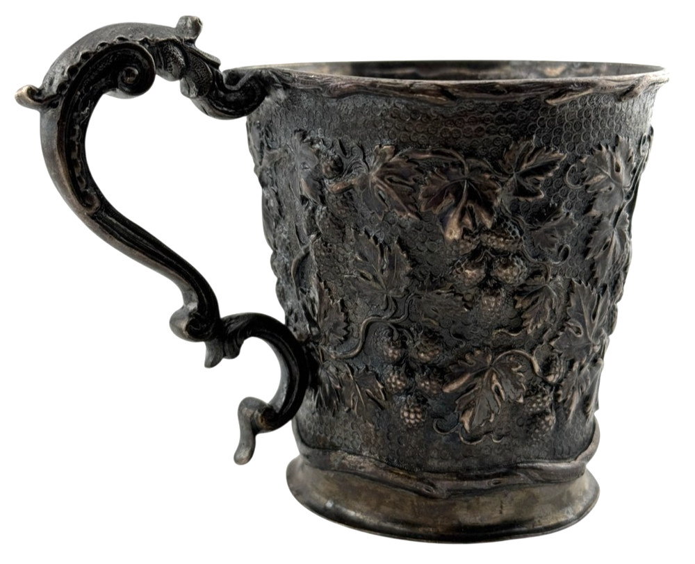 Conrad Bard & Son Sterling Silver Repoussé Cup