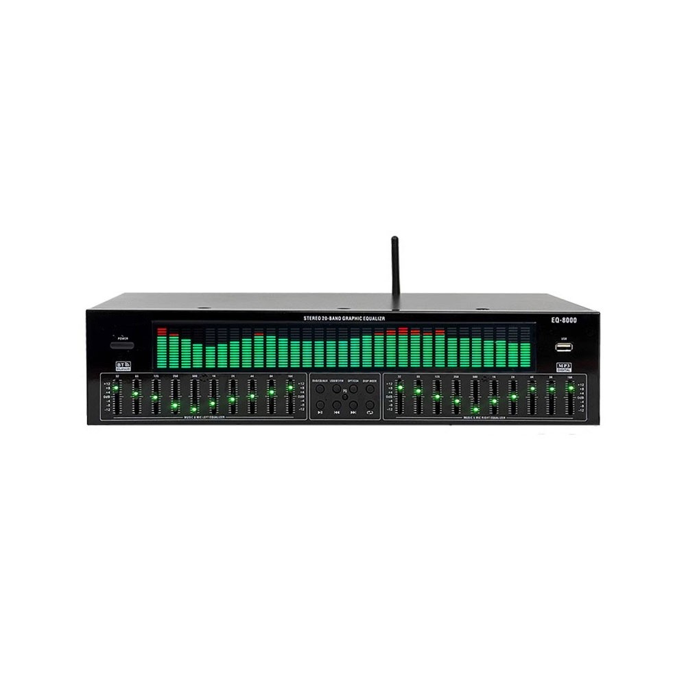EQ8000 EQ Equalizer Optical Fiber Coaxial Audio Decoder Processor Bluetooth 5.4