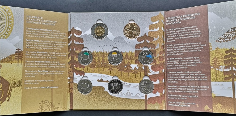 ***2011 OUR LEGENDARY NATURE COINS SET ***