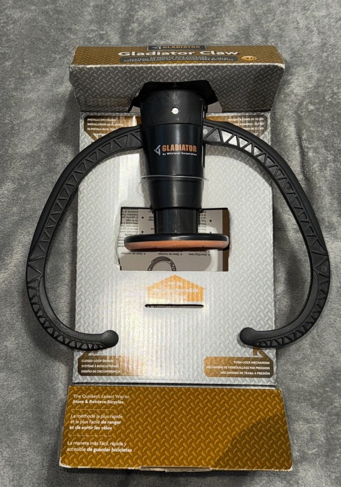 NEW Gladiator Claw Advanced Bike Storage Garage Ceiling Mount V2.0