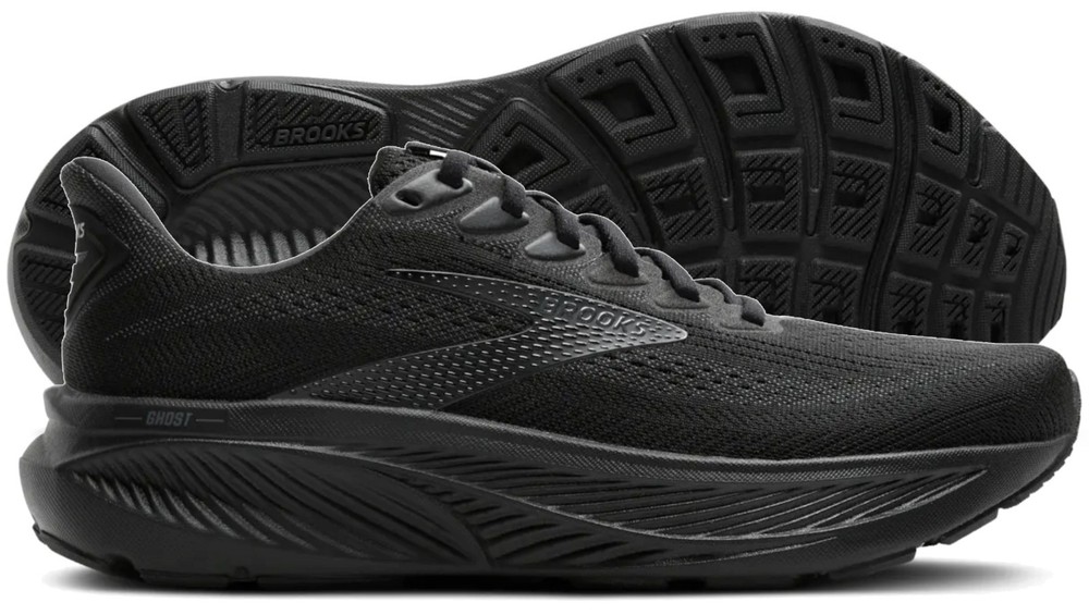 Brooks Ghost 17 Mens Black/Black/Ebony, Multiple sizes, New In Box