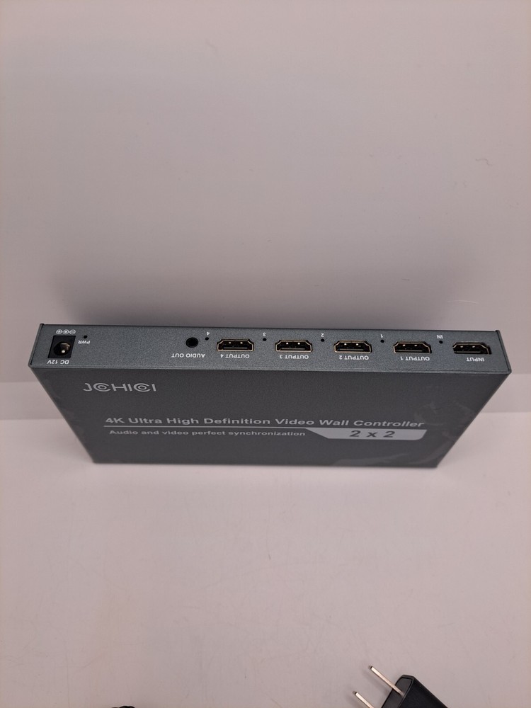 JCHICI TV Wall Processor Video Wall Controller 4K HD Display Open Box No Remote