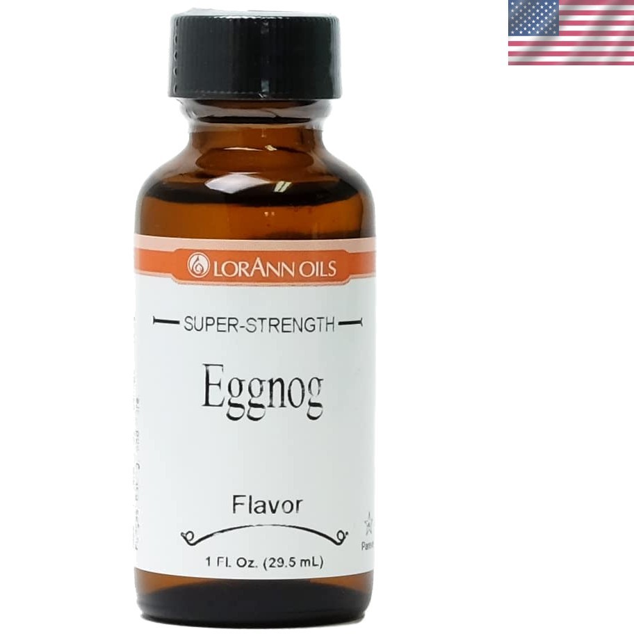 LorAnn Eggnog Super Strength Flavor - 1 Oz - -Round Baking Essential