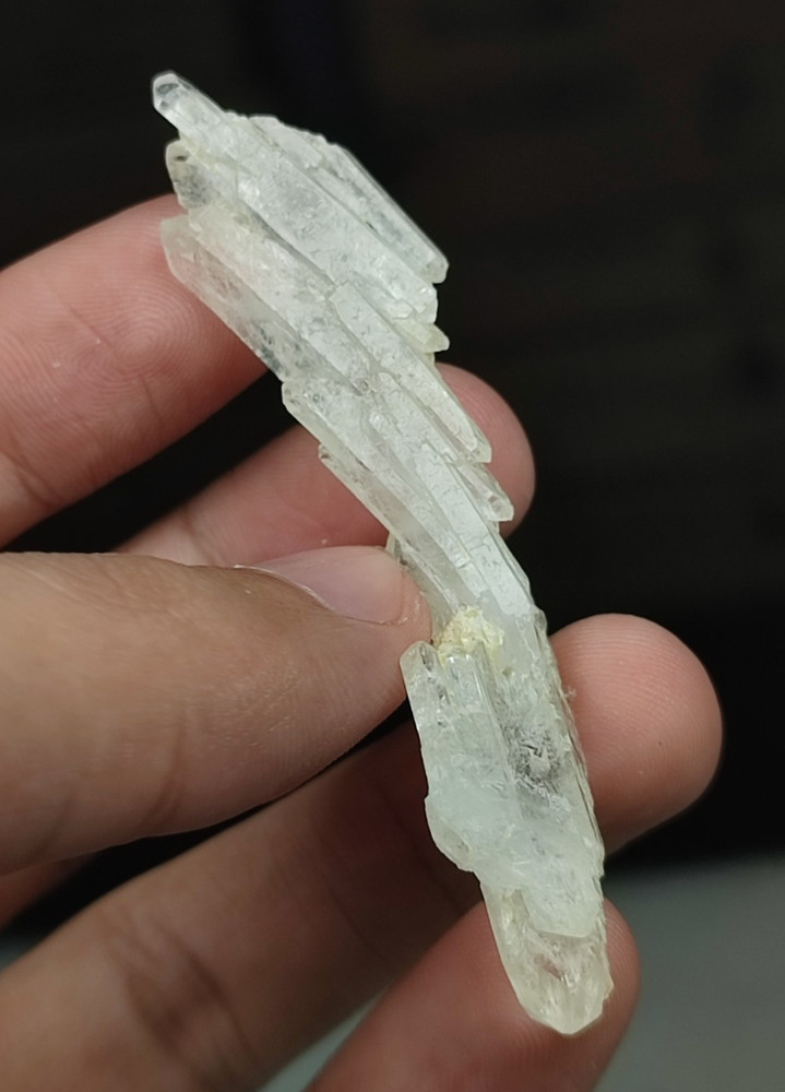 Faden Quartz Crystal With Good Luster & Nice Termination-Pak.