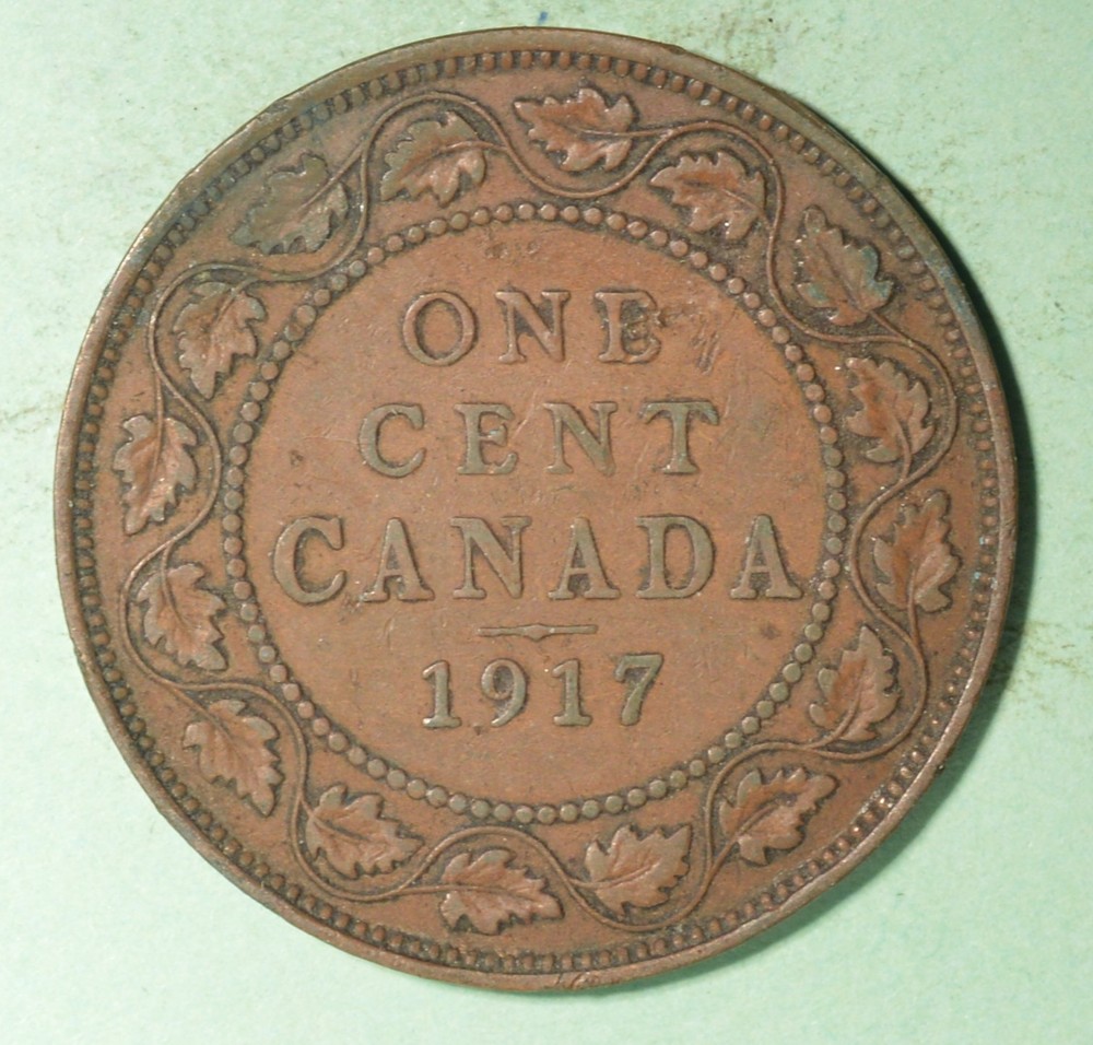 1917 - Canada Large Cent  - INV# X-234