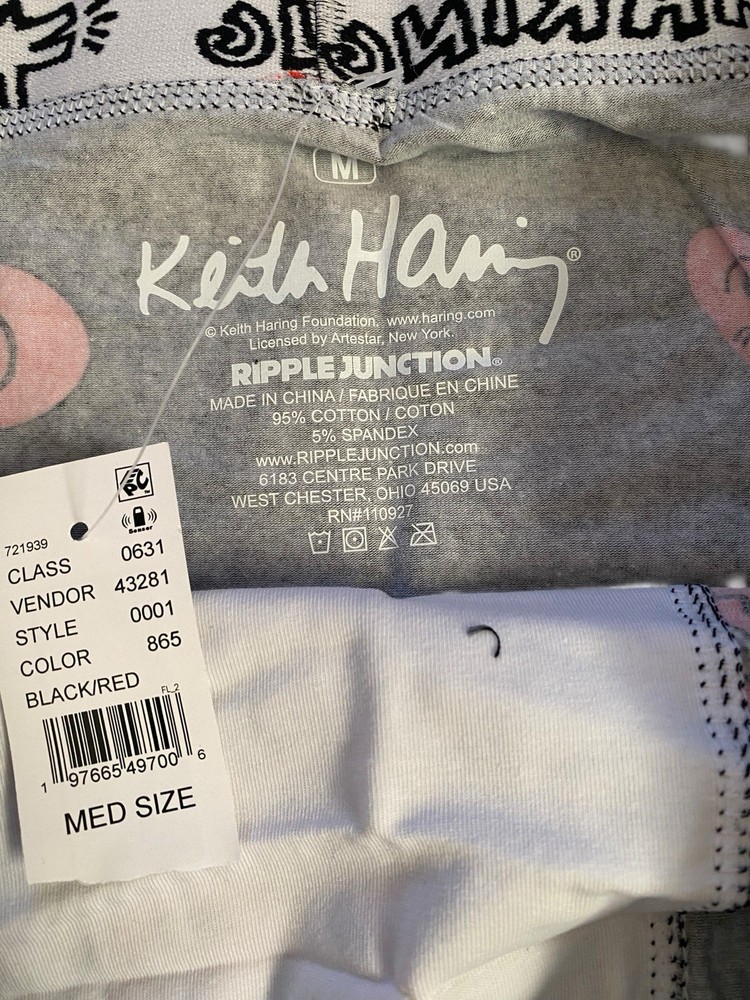 Keith Haring Boxer Brief Size Medium