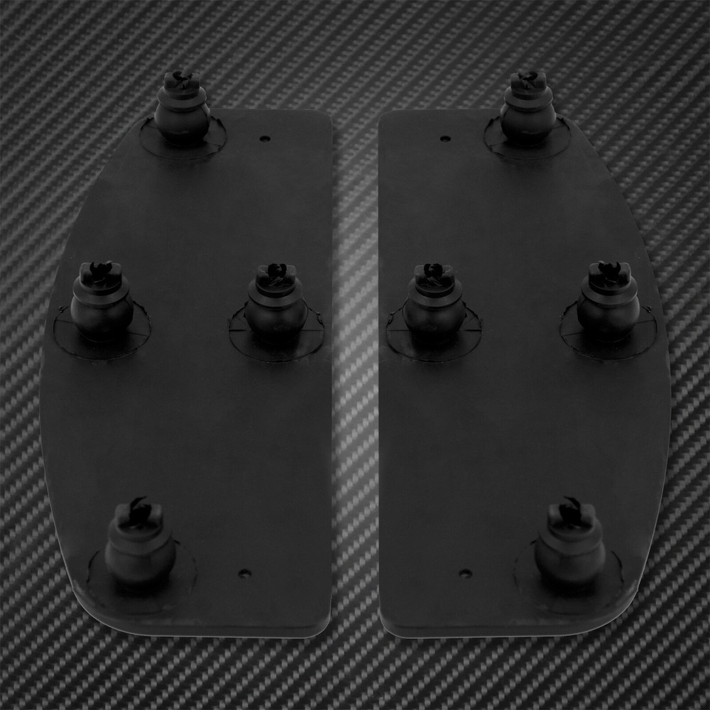 Front Floorboard Rubber Replacement Pad Insert Fit For Harley Touring Softail