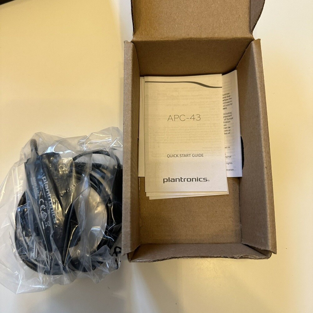 Plantronics APC-43 Electronic Hook Switch Adapter 38350-13 New In Box