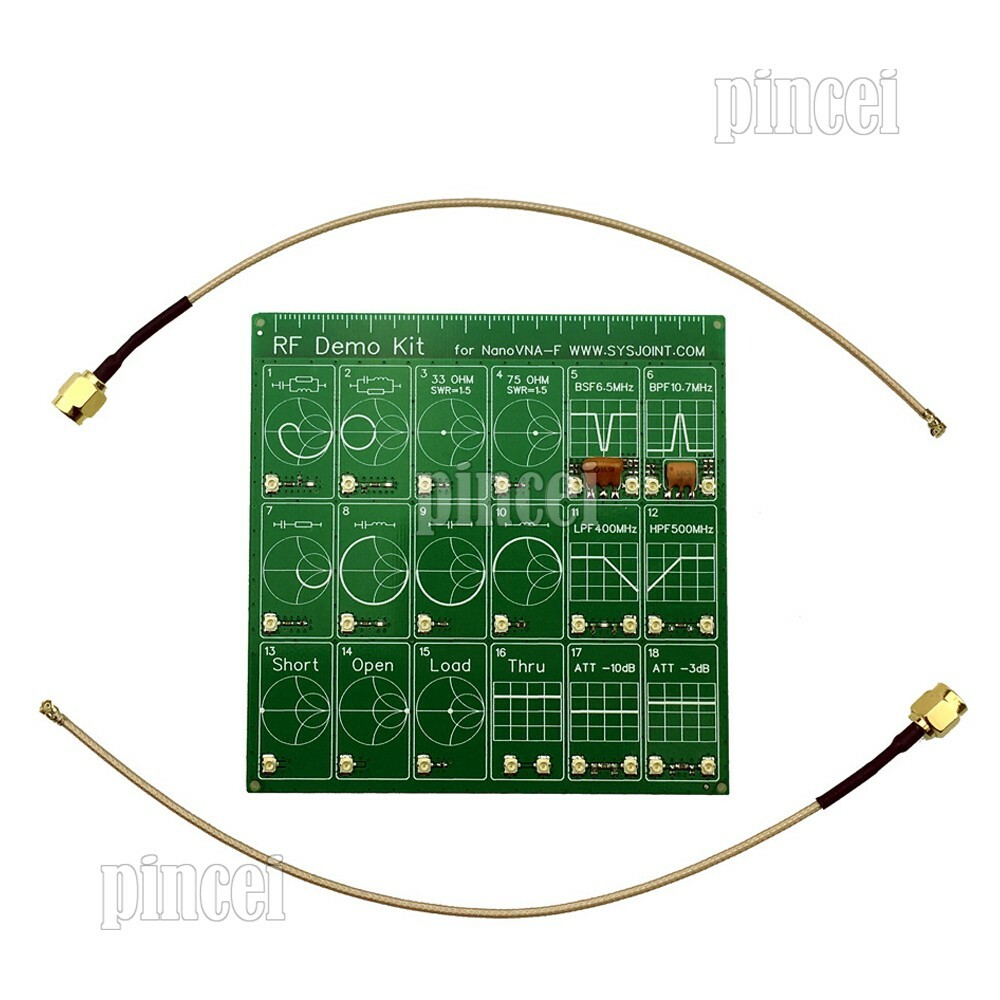 RF Demo Kit NanoVNA-F RF Test Board For HAM Vector Network Analyzer Filter
