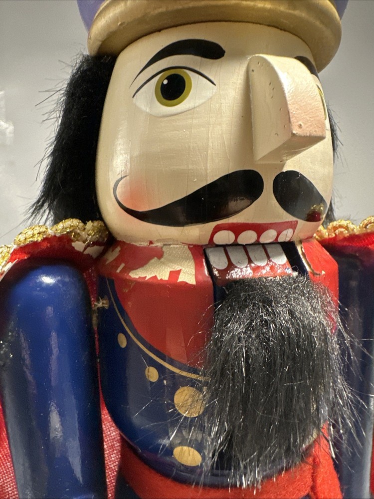 #F8-Christmas Holiday 15" Wood Nutcracker