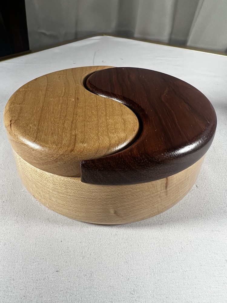 Yin Yang Puzzle Box Wood