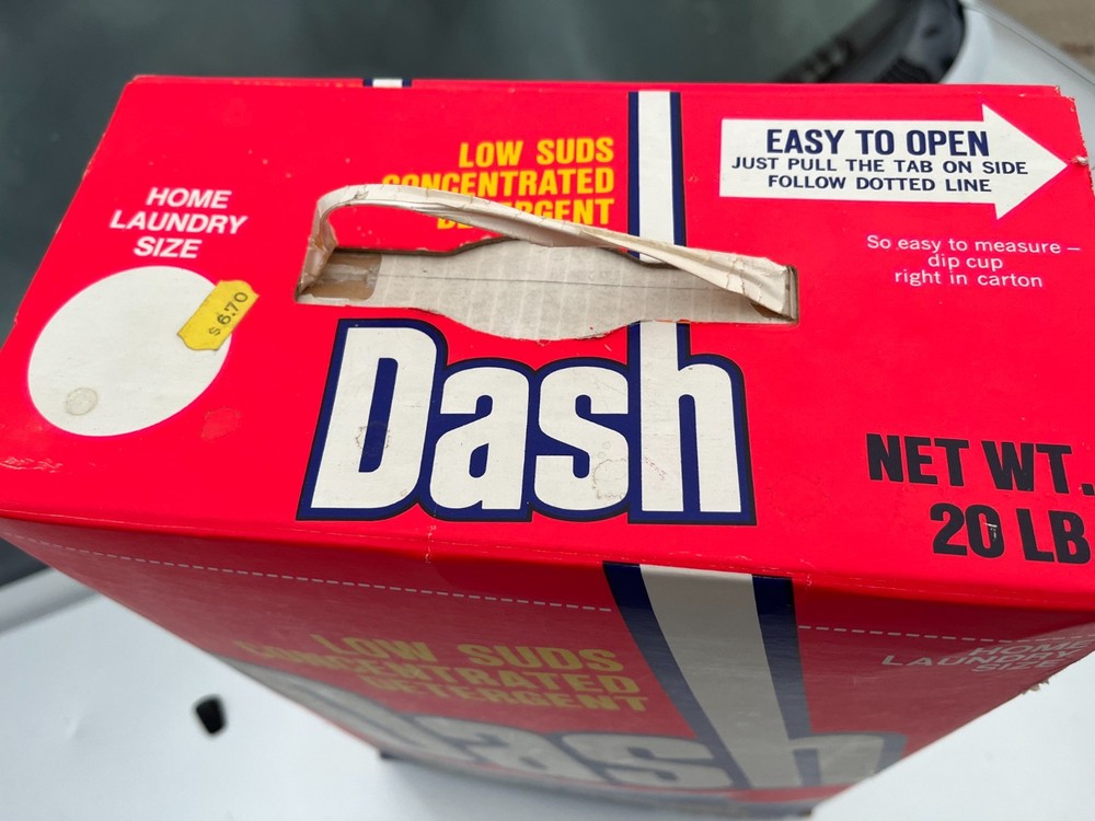 NOS 20-Pound Box Dash Laundry Detergent UNOPENED