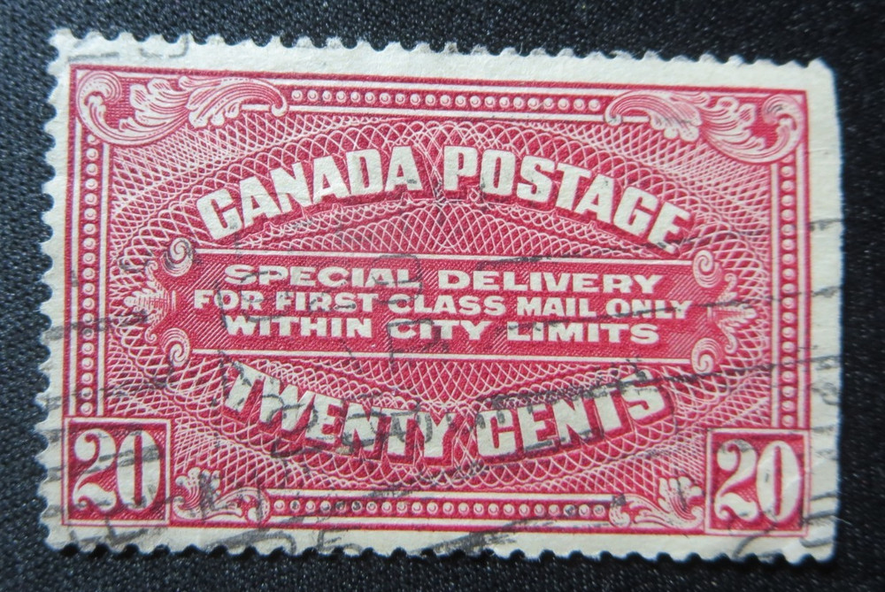 CANADA STAMPS USED #E2 1922 "SPECIAL DELIVERY ISSUE"