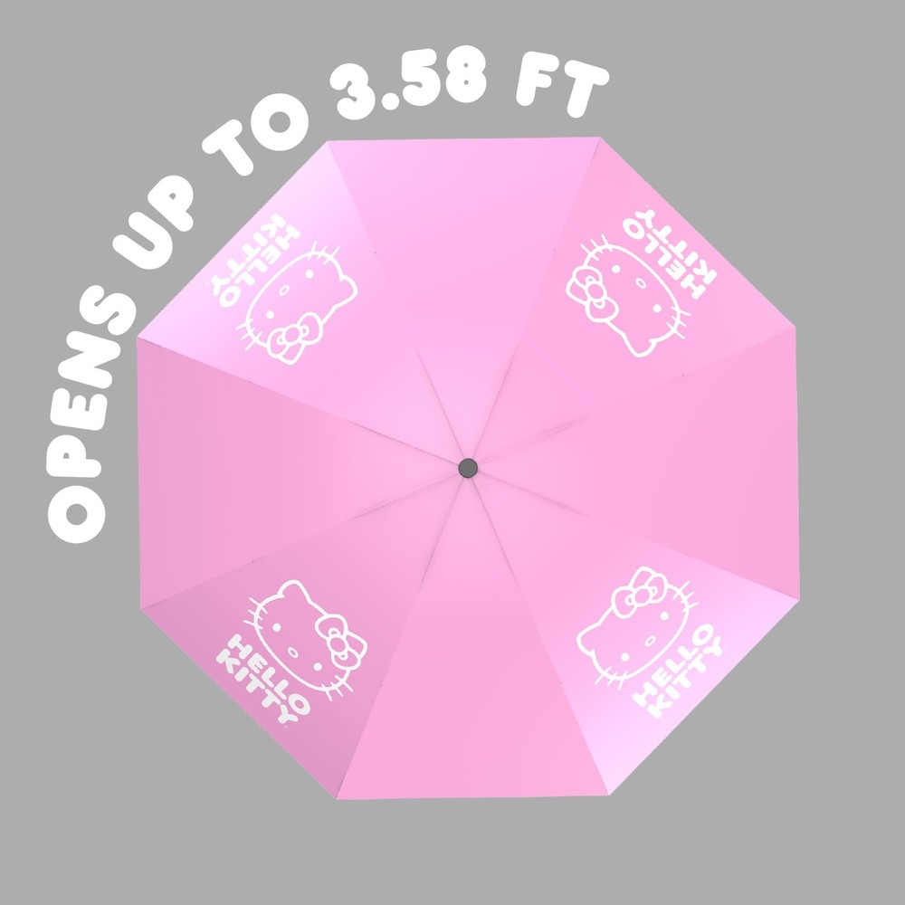 Hello Kitty Pink Travel Umbrella