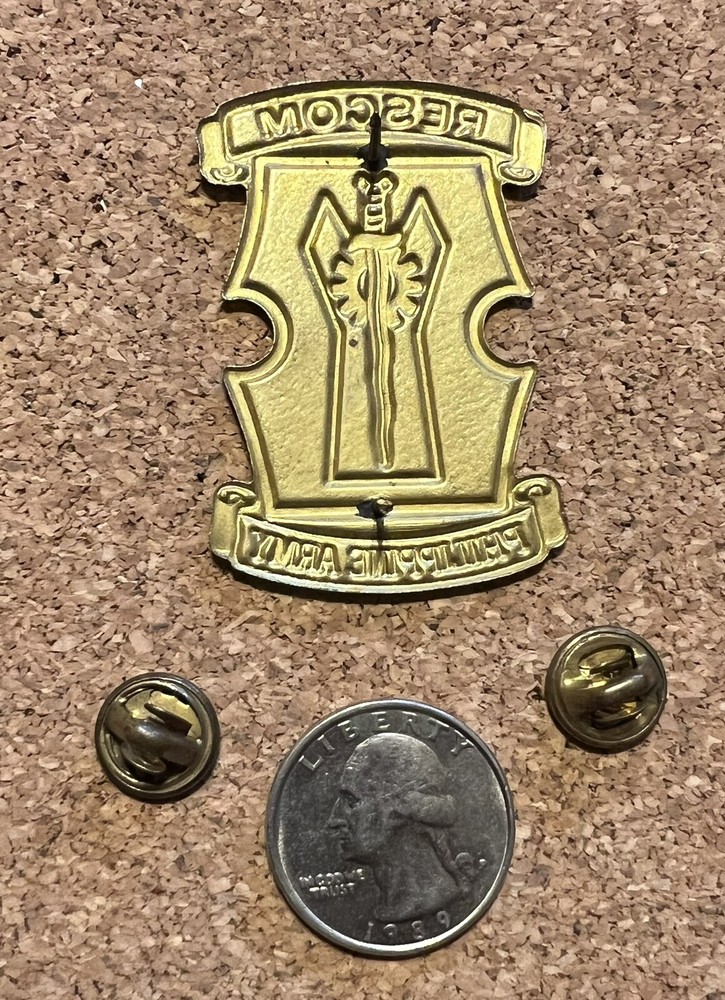 The Philippines: Army Reserve Command Hat Badge