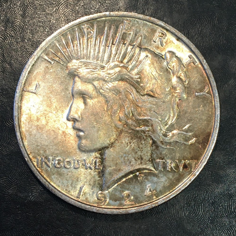 1924 Peace Silver Dollar - High Quality Scans #P060