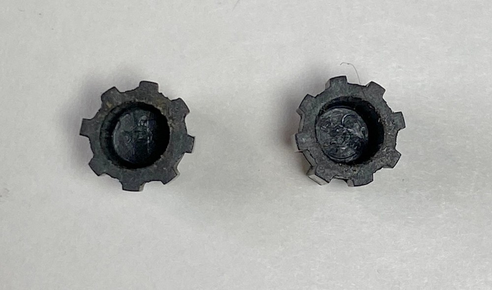 Original EICO Volt Meter Set of Knobs