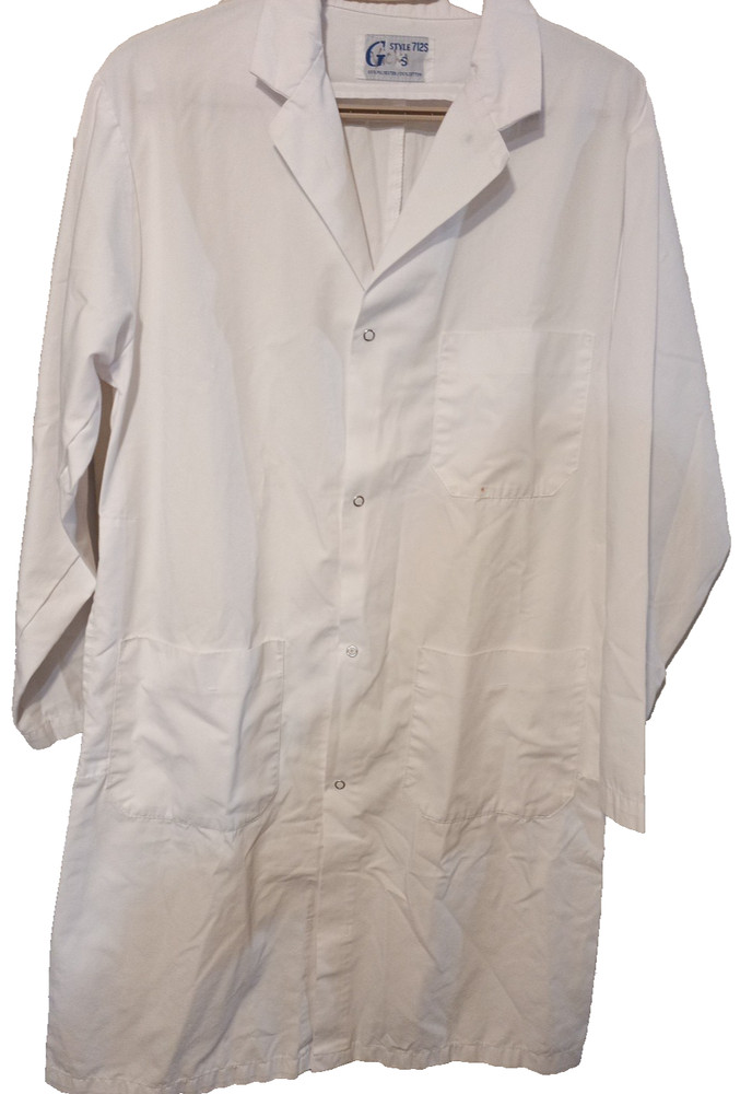 G Style 712-S White Lab Coat - Size Small