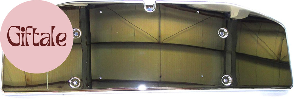 Front Licence Plate Holder Frame Chrome Mounting Bracket for Dodge Freightliner