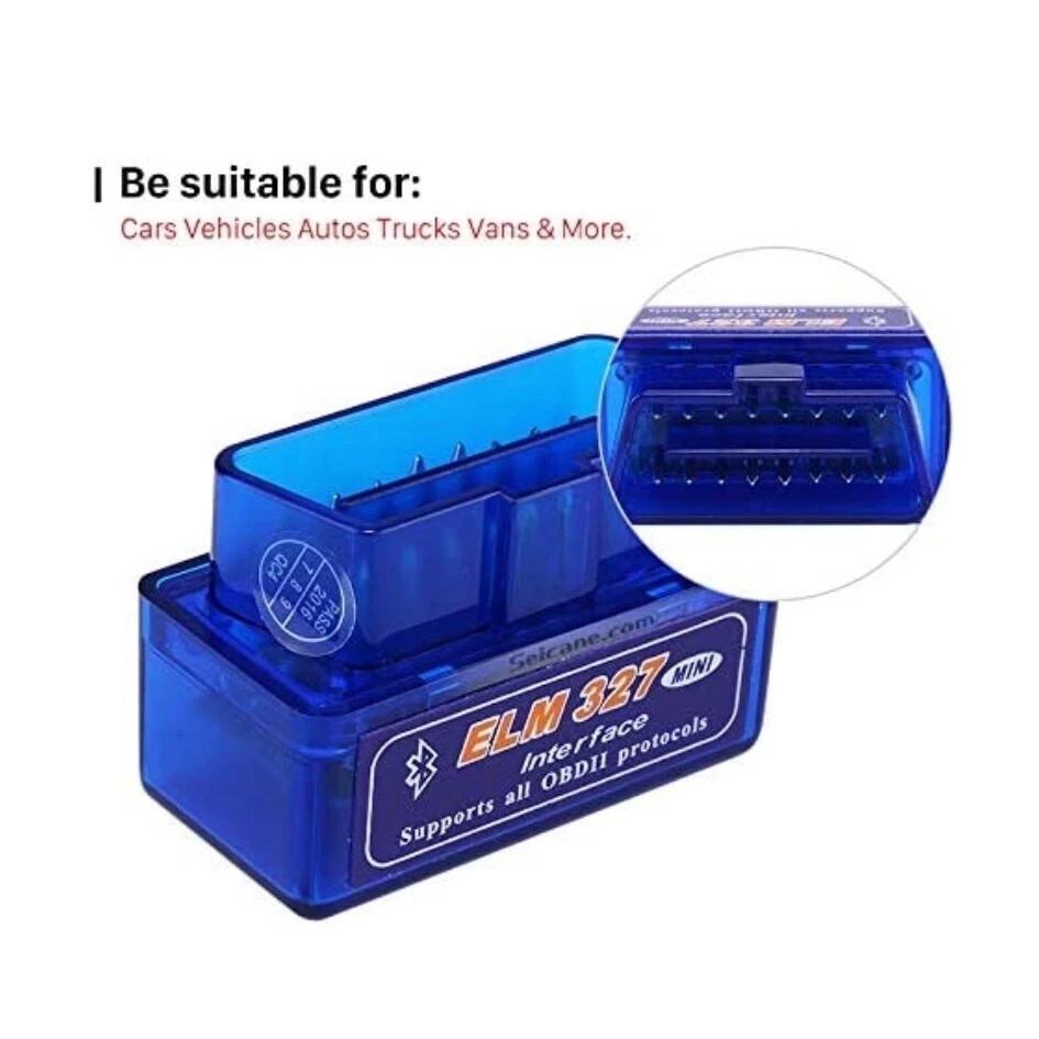 ELM327 V2.1 Bluetooth OBD2 Code Reader For Android Torque Super Diagnostic New