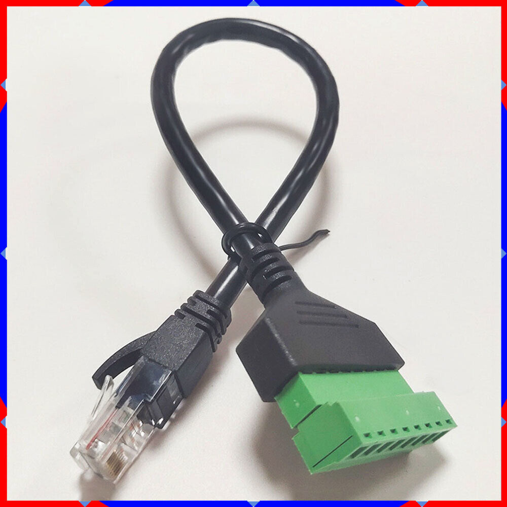 Network RJ45 Solderless fixed wiring terminal Network router extension cable PC