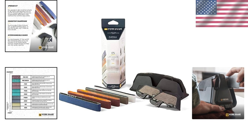 Complete Electric Kitchen Knife Sharpener Upgrade Kit for Precision Sharpening