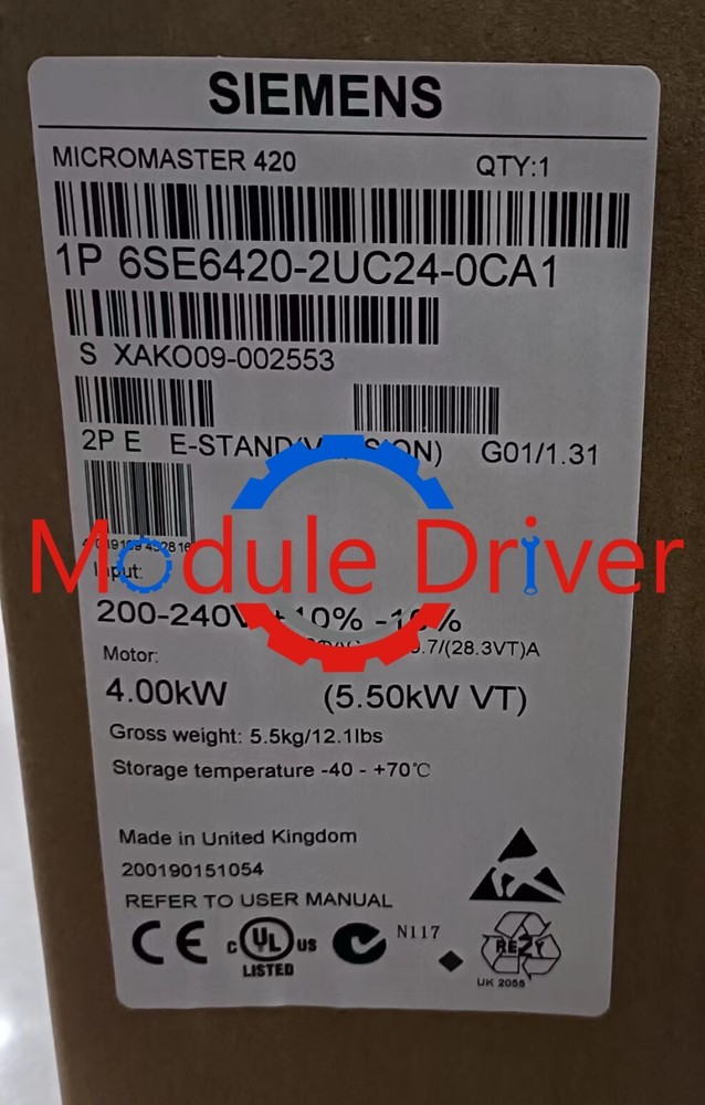 1PCS Siemens 6SE6 420-2UC24-0CA1 6SE6420-2UC24-0CA1 New In Box VIA DHL