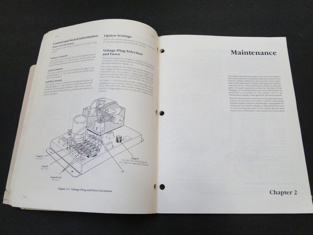 Vintage 1984 Atari System I Operators Manual