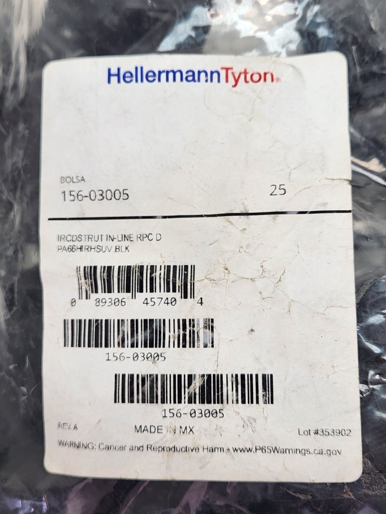 2 pcs HellermannTyton #156-03005 Quick2Clamp 1.42 to 2.0" Wire Bundle Clamp Clip