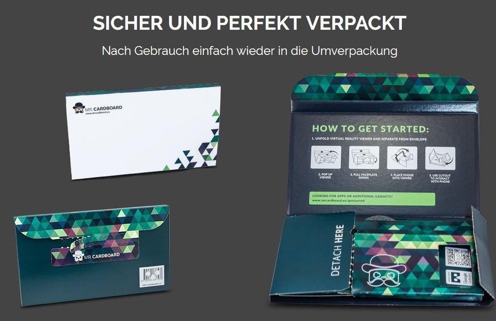 Universal Google Cardboard VR Goggles: Includes Cushion & Sweatproof Features