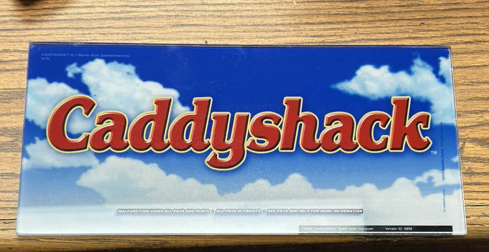 CADDYSHACK  BELLY GLASS  WMS BB 2 NEW UNUSED