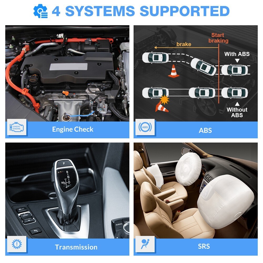 2026 LAUNCH CRP123E V3.0 OBD2 Scanner Diagnostic Tool ABS SRS Engine Code Reader