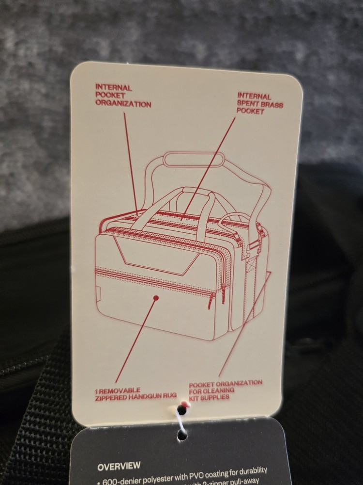 Redfield Marksman Range Bag Black Handle And Shoulder Strap New