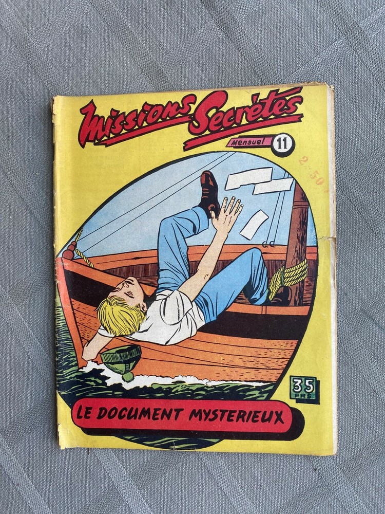 Secret Missions No. 11 The Mysterious Document In Good Condition