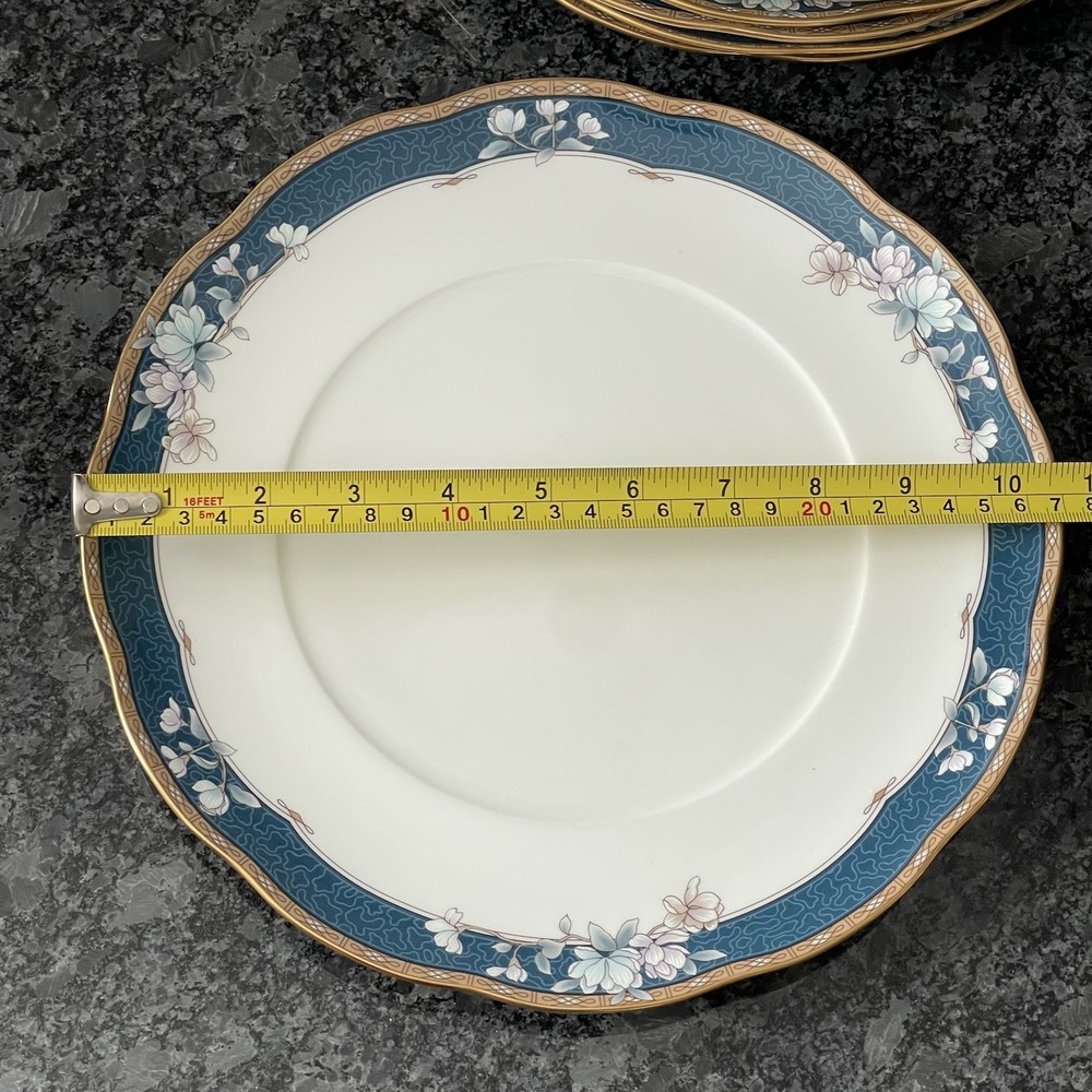 Noritake Sandhurst 6 Dinner Plates 10 5/8"