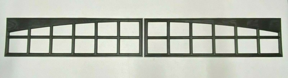 2 Amarr Moonlite Replacement Inserts for Amarr Long Panel Garage Doors Black