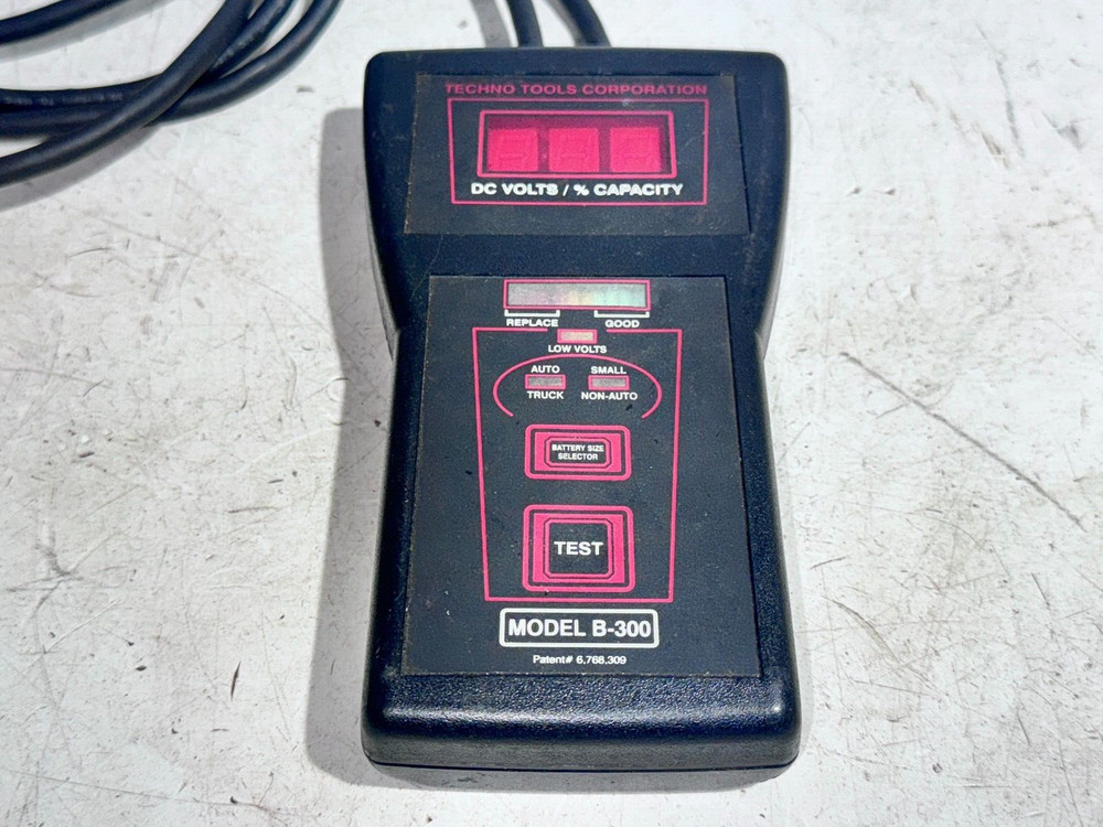Techno Tools Model B-300 12V Electronic Battery Tester