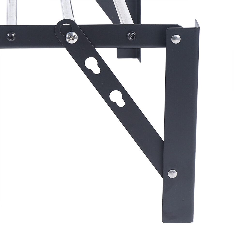 Folding Laundry Drying Rack Wall-mount Foldable Clothes Dryer Hanger Storage