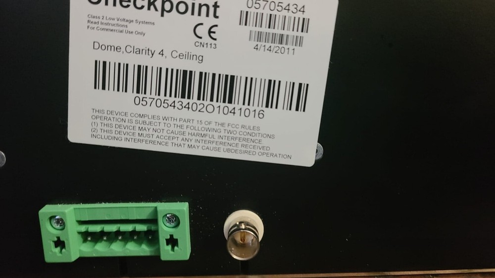 Checkpoint Dome Clarity 4 security ptz camera