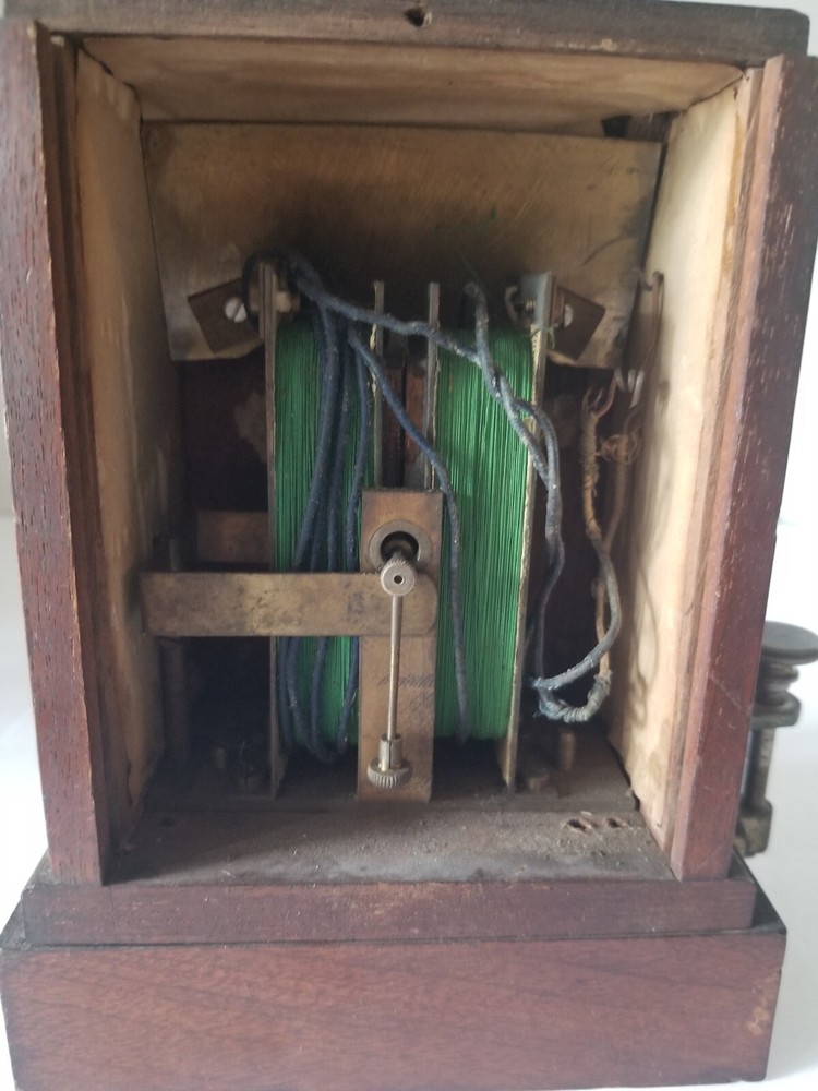 Antique Maker Unknown Galvanometer Telegraph Telephone Meter Steampunk