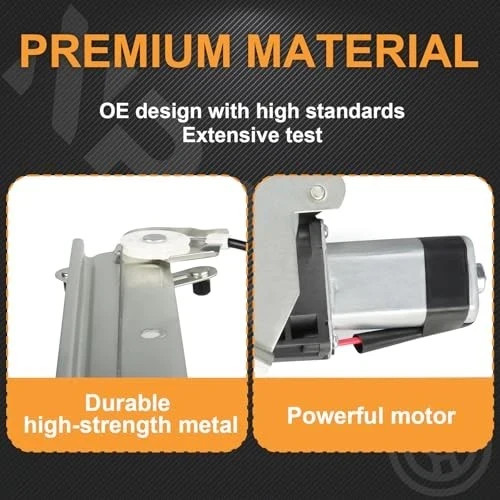 Power Window Regulator with Motor Replacement for Lincoln Front Passenger Side