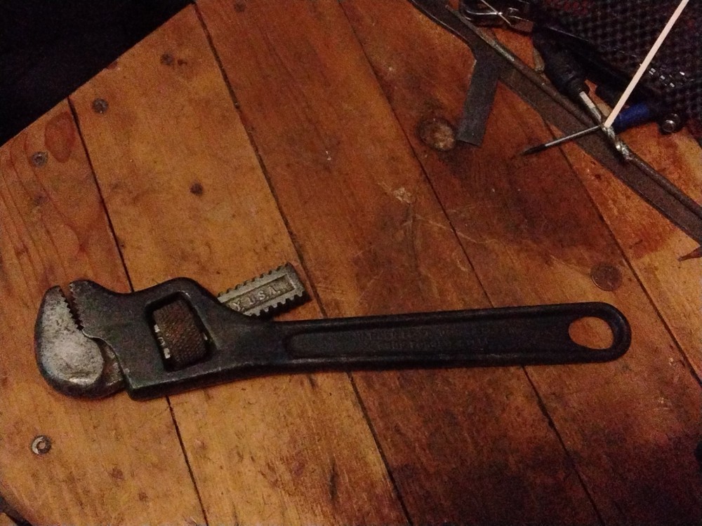 Vintage buffalo Ajustable Pipe Wrench