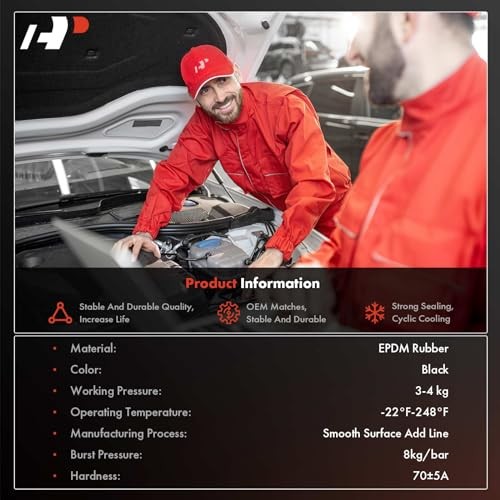 Expansion Tank to Radiator Coolant Hose Compatible with Mercedes-Benz CL500