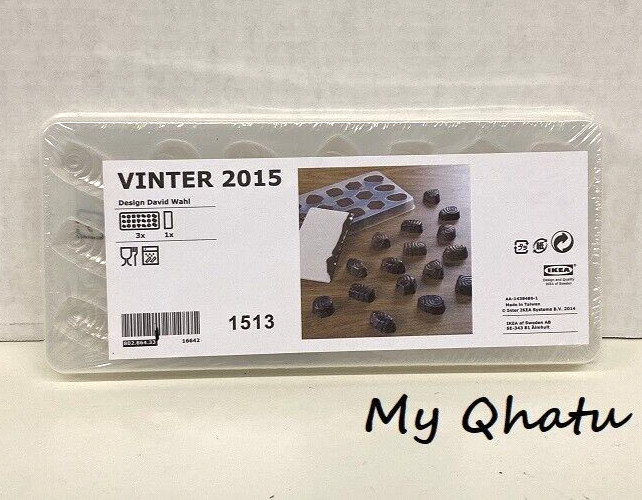 Ikea VINTER 2015 molds for chocolate 4 Pieces NEW