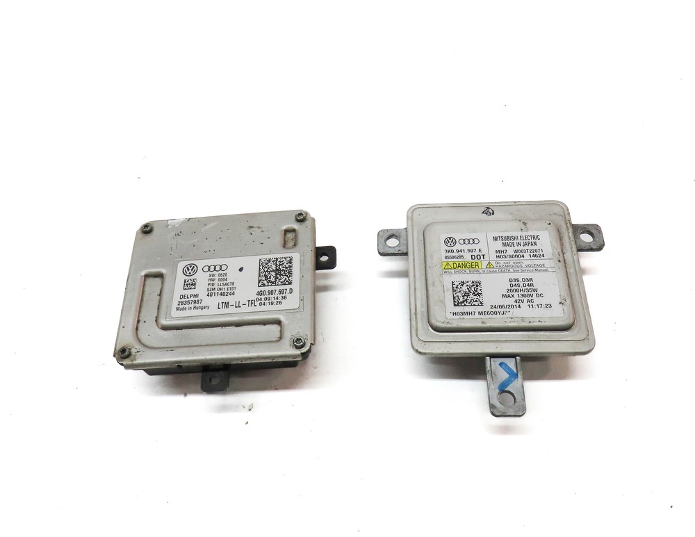 2015 AUDI Q3 SUV (8U) FRONT LEFT DRIVER HEADLIGHT LAMP CONTROL MODULE SET/2